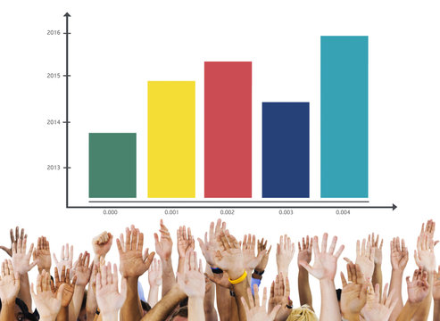 Team Teamwork Support Success Collaboration Graph Unity Concept - Powered by Adobe