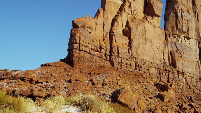 Monument Valley Navajo Tribal Park desert erosion Buttes, Arizona, USA, RED EPIC