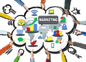 Marketing Global Business Branding Connection Growth Concept