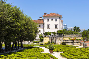 Fototapeta na wymiar vizcaya Museum in Miami