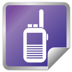 Walkie Talkie radio sticker icon