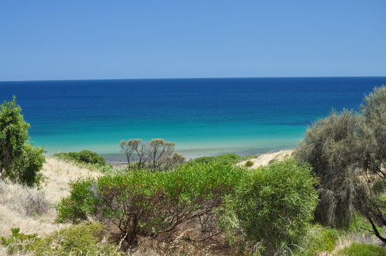 Blue ocean seascape. Australia, Adelaide