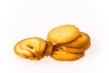 cookie on white background