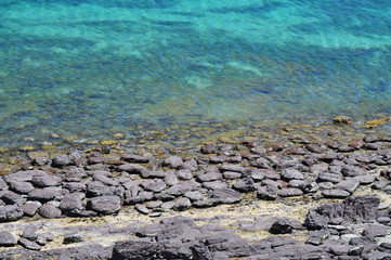 Beautiful blue water beach. Hallett Cove, Australia.