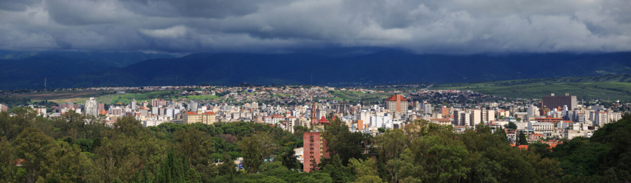 Panoramic view of the city of Salta, Argentina