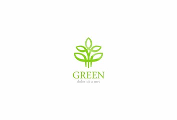 green, leaf, leaves, logo, nature, clean