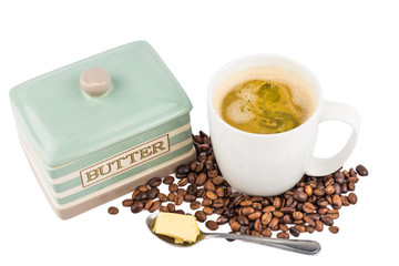 Coffee with added Butter