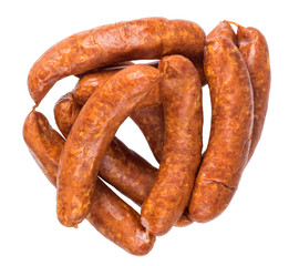 Smoked pork sausages