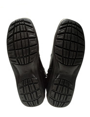 Black boots, isolated on white