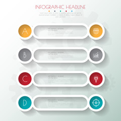 Design flat shadow template banners /graphic or website .Vector/