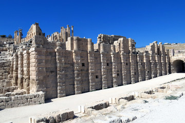 Roman Temple in the city of Jerash