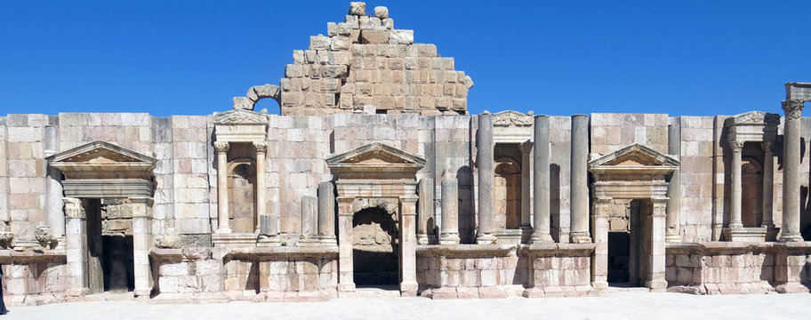 Roman Temple in the city of Jerash