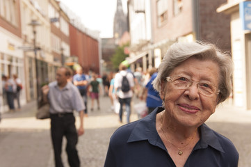 Senior Woman in the Street
