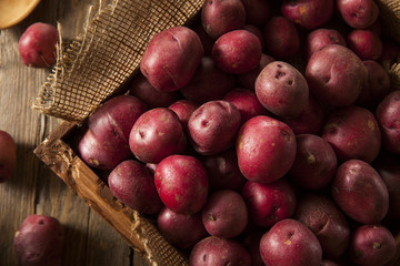 Organic Raw Red Potatoes