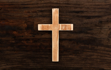 cross christian wood wooden background old rustic