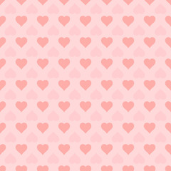 Seamless heart pattern, vector illustration