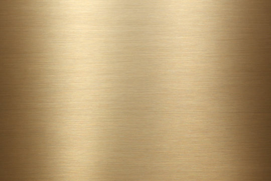Brushed gold metal background texture