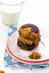 oatmeal cookies with chocolate