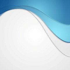 Corporate vector background with waves