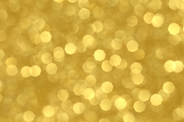 金色の反射する光の模様