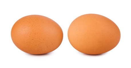 Two brown eggs