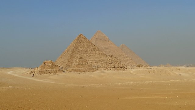 Great pyramids at Giza Cairo in Egypt  4k