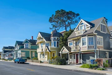 Zelfklevend Fotobehang Street in Pacific Grove, Monterey, California, USA © Alexander Demyanenko