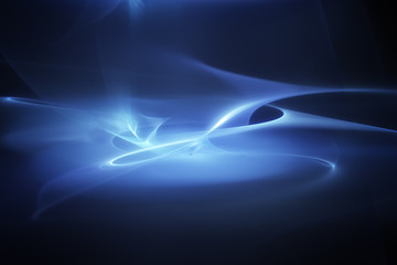 Abstract smooth fractal texture. Visualization of complex math