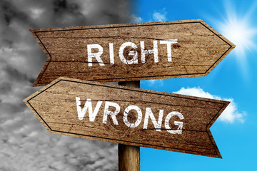 Right Or Wrong