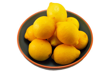 Lemons in a bowl