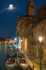 Fototapeta premium Moonlight in Venice