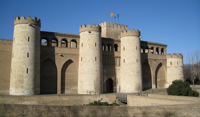 Fototapeta na wymiar The Aljafería Palace