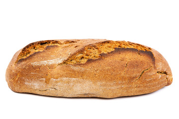 Bread isolated on white background.