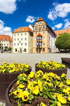 complex of medieval houses called Spalicek, Cheb, Czech Republic