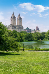 Central Park The Lake Manhattan New York