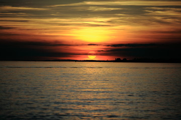 Sonnenuntergang am See