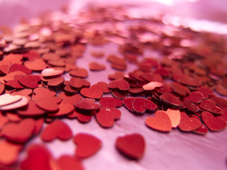 hearts confetti