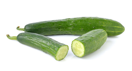 cucumber on white background