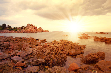 Ploumanach, Pink Granite Coast, Brittany, France