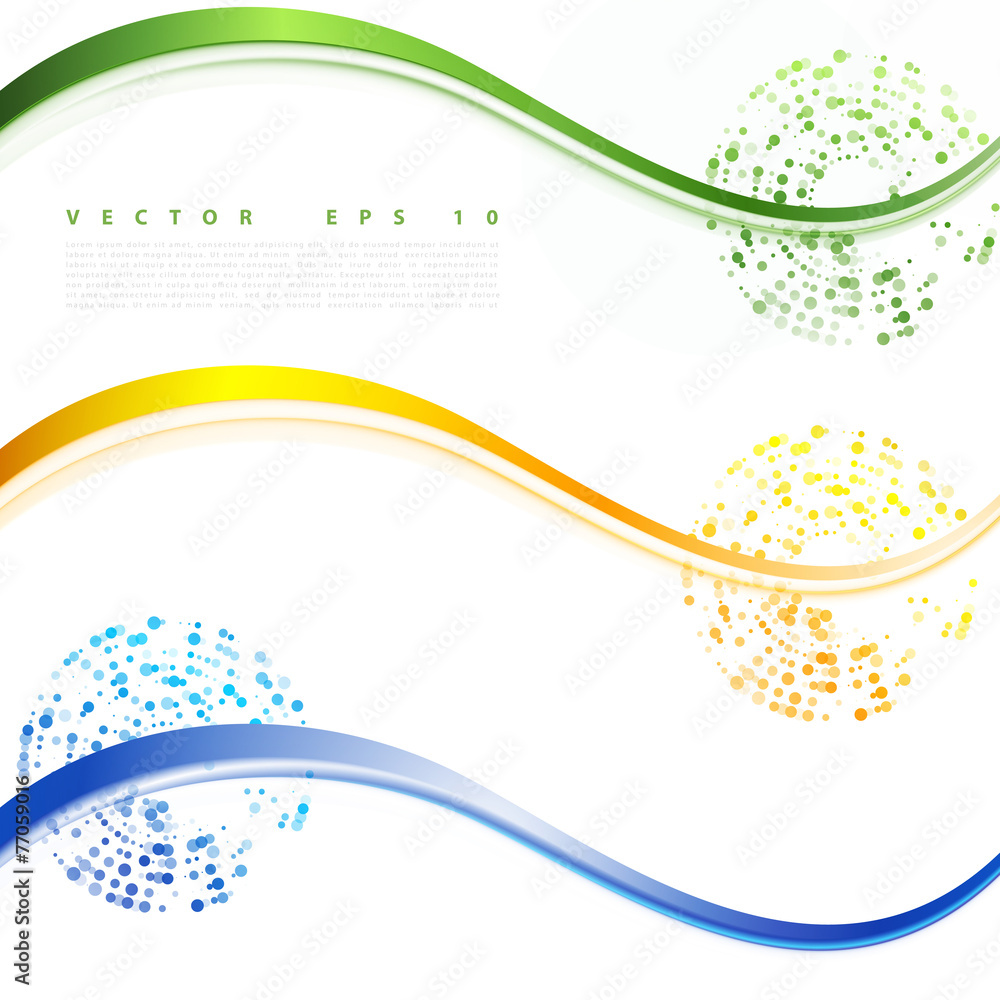 Sticker vector abstract background design.
