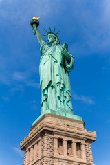 Fototapeta na wymiar Liberty Statue New York American Symbol USA