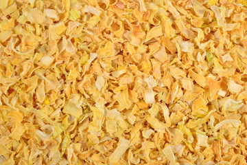 Dried onions background