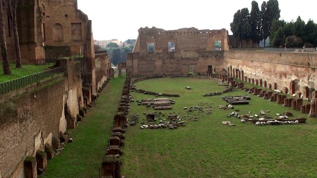 Stadium of Domitian on the Palatine Hill, Rome