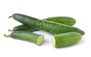 cucumber on white background