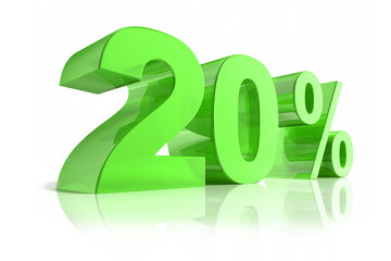 20 % Grün
