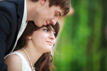 Bride and groom