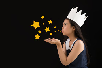 Blowing stardust
