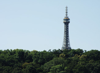Fototapeta na wymiar Prague Zizkov Television Tower