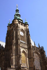 Fototapeta na wymiar St. Vita`s Cathedral in Prague, Czech Republic