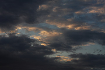 sky background with clouds